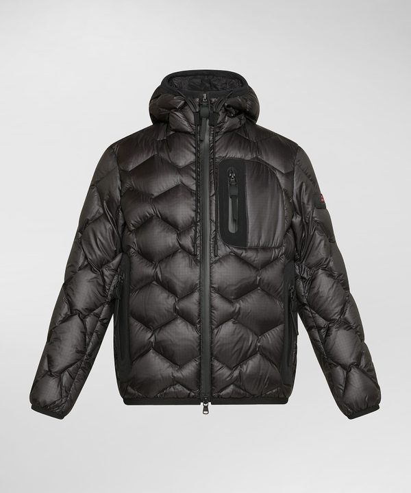 Modern Down Jacket With Geometric Quilting - Peuterey