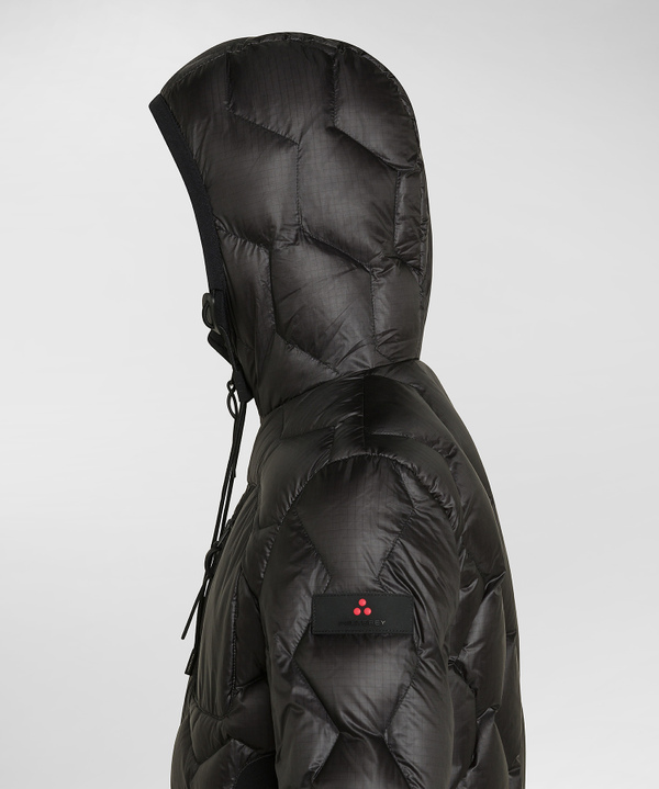 Modern Down Jacket With Geometric Quilting - Peuterey