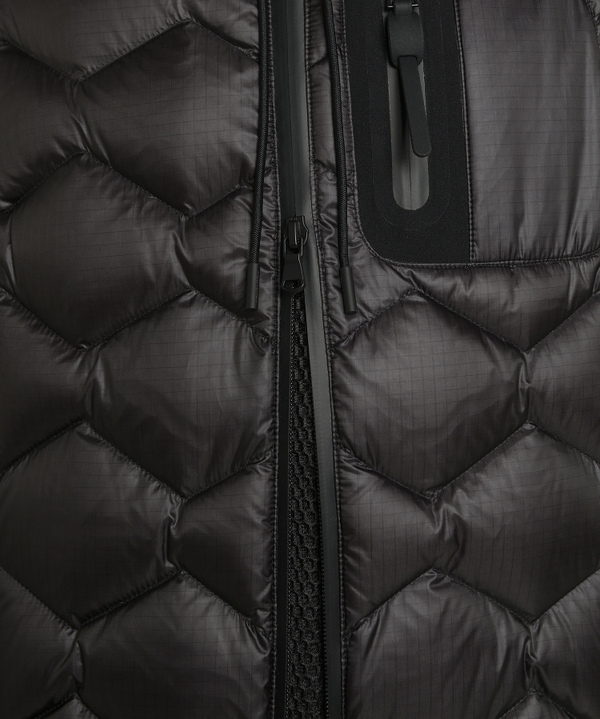 Modern Down Jacket With Geometric Quilting - Peuterey