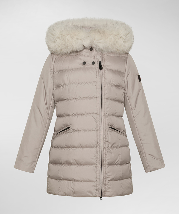 Piumino donna beige clearance