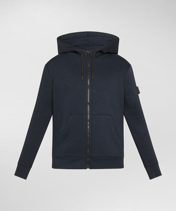 Zipped Sweatshirt With Hood - Peuterey