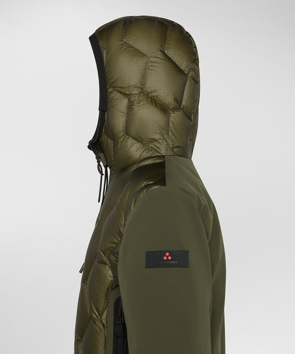 Ripstop Bomber Jacket With Diamond Quilting - Peuterey