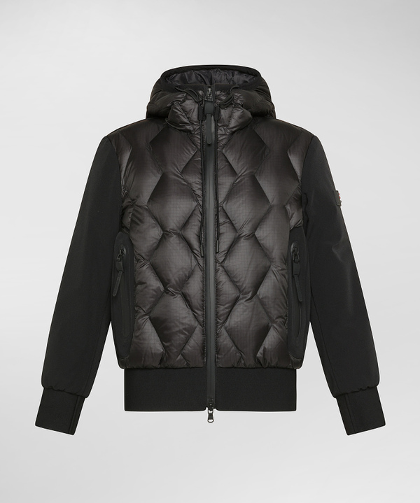 Ripstop Bomber Jacket With Diamond Quilting - Peuterey