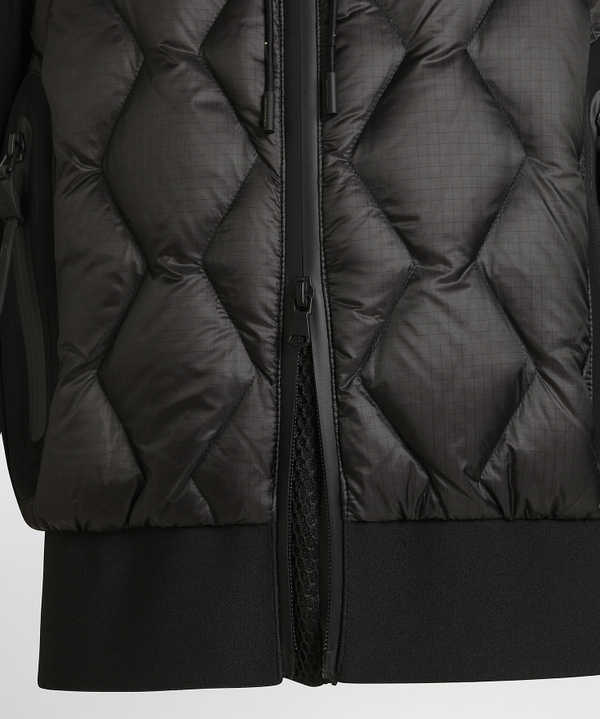 Ripstop Bomber Jacket With Diamond Quilting - Peuterey