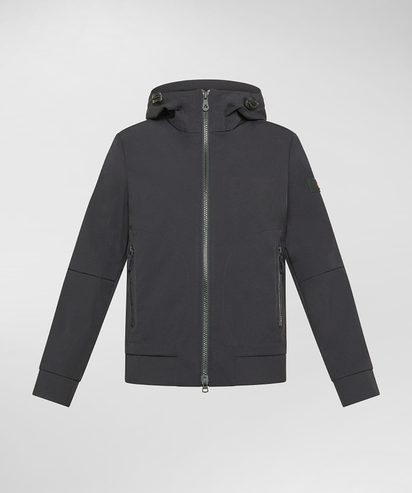 Stretch windproof jacket with hood - Peuterey