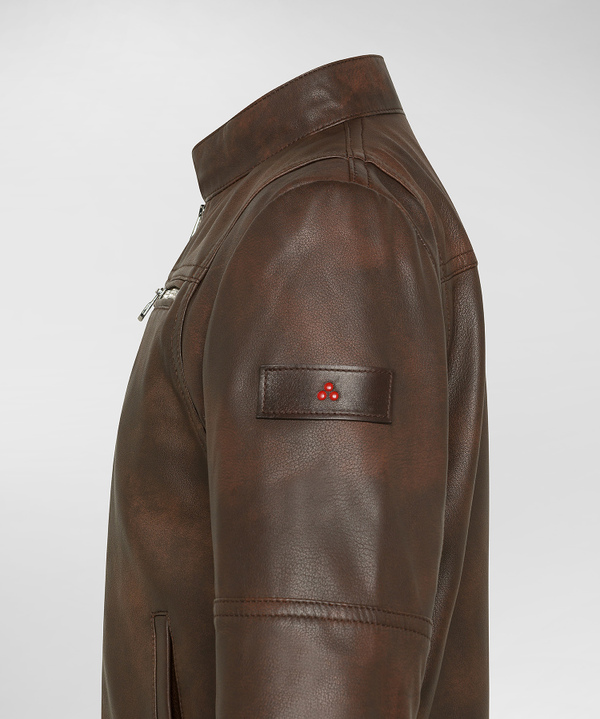 Leather biker jacket - Peuterey