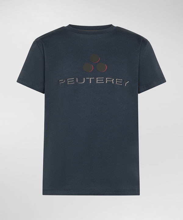 T-shirt with rubber shaded lettering - Peuterey
