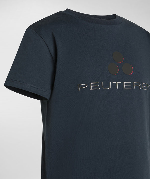 T-shirt with rubber shaded lettering - Peuterey