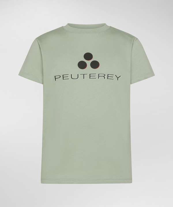 T-shirt with rubber shaded lettering - Peuterey