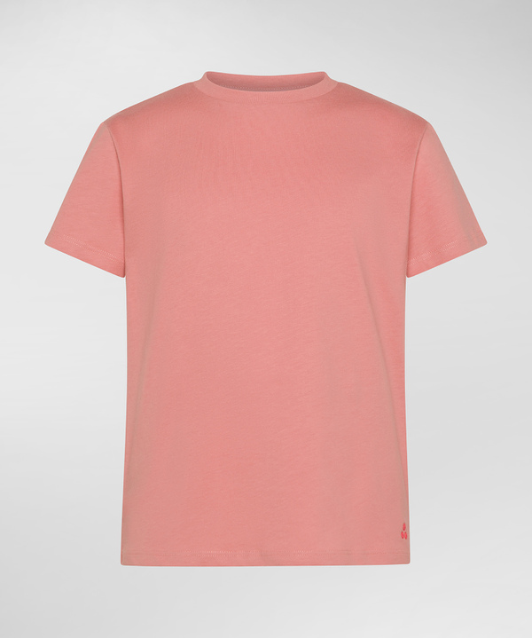 Cotton t-shirt with embroidered logo - Peuterey