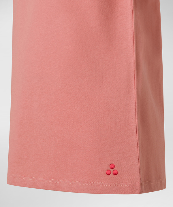 Cotton t-shirt with embroidered logo - Peuterey