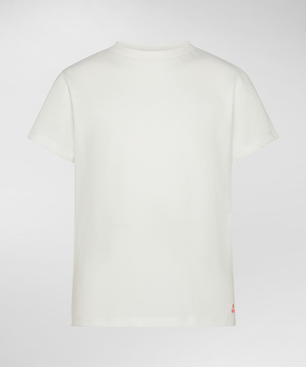 Cotton t-shirt with embroidered logo - Peuterey