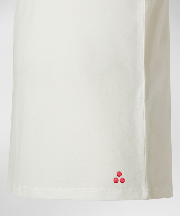 Cotton t-shirt with embroidered logo - Peuterey