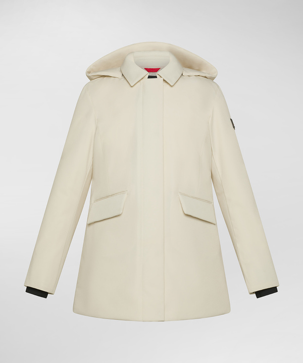 Smooth bi-stretch down jacket with collar - Peuterey