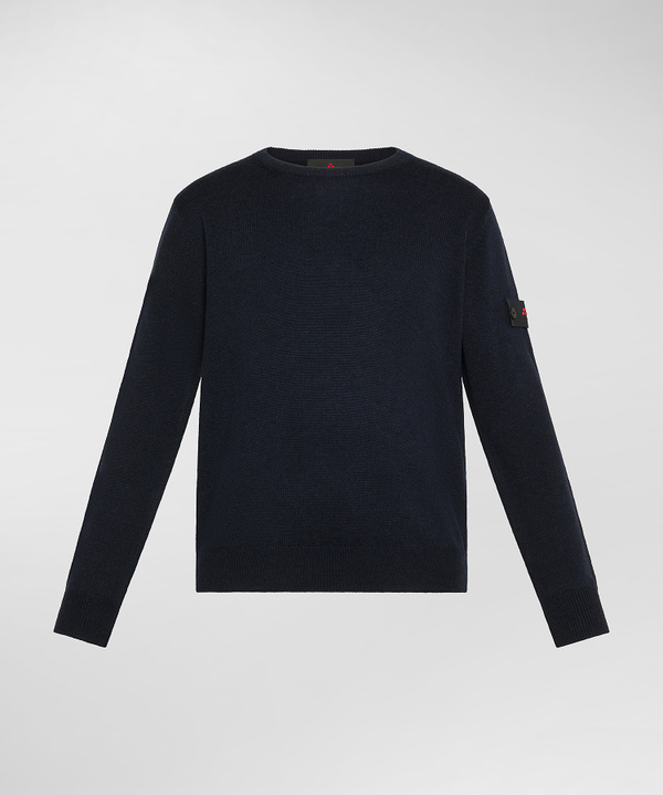 Wool and nylon crew-neck sweater - Peuterey