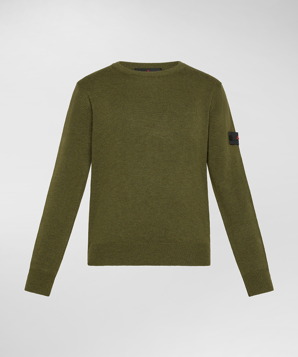 Wool and nylon crew-neck sweater - Peuterey
