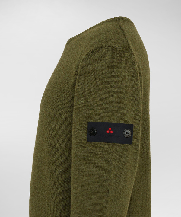Wool and nylon crew-neck sweater - Peuterey