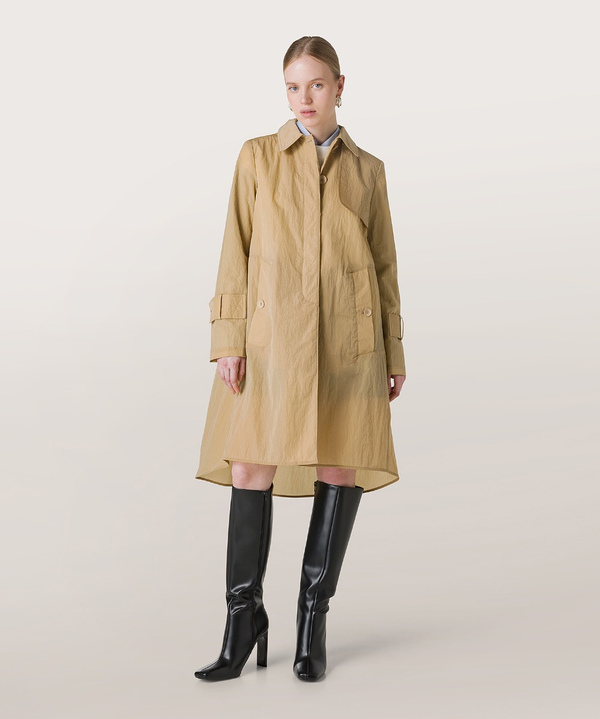 Evergreen light canvas trench - Peuterey
