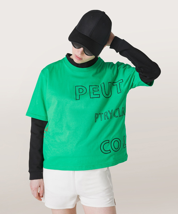 T-shirt with printed lettering - Peuterey