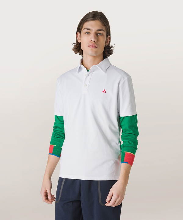 Stretch nylon jersey polo - Peuterey