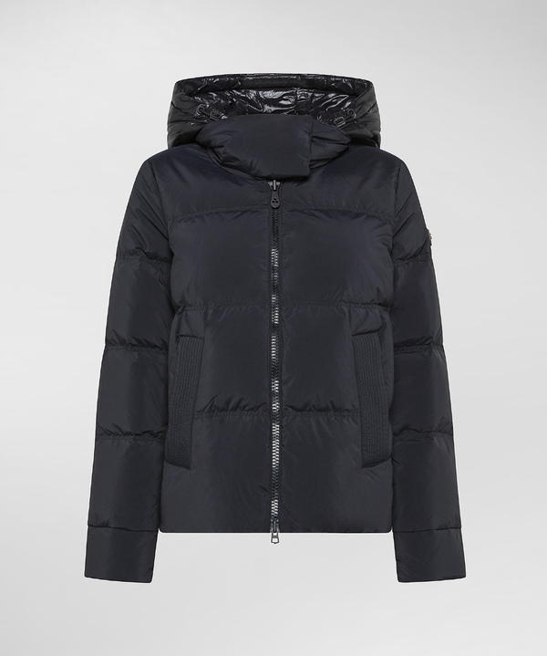 Puffer jacket with contrasting hood - Peuterey