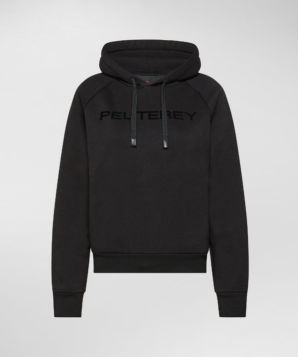 Hooded sweatshirt with big lettering - Peuterey