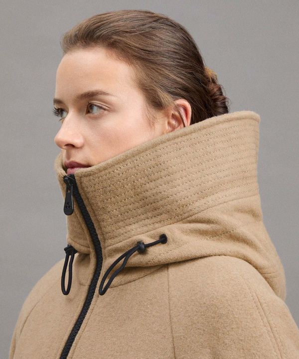 Wool coat for women beige Peuterey