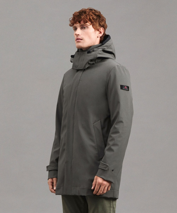 TRENCHCOAT AUS TECHNISCHEM GEWEBE REGENABWEISEND UND WINDDICHT - Peuterey