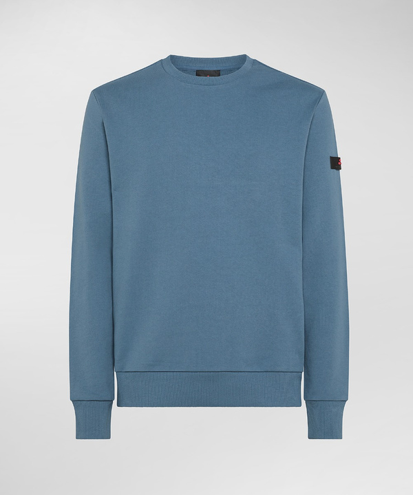 Cotton Crewneck Sweatshirt - Peuterey