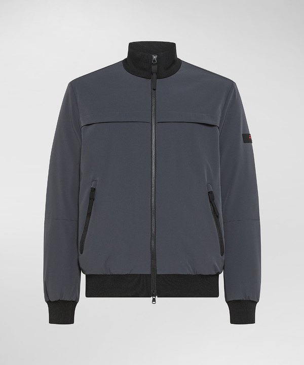 Smooth, soft-shell bomber jacket - Peuterey