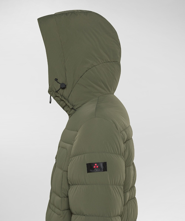 Long down jacket with offset quilt - Peuterey