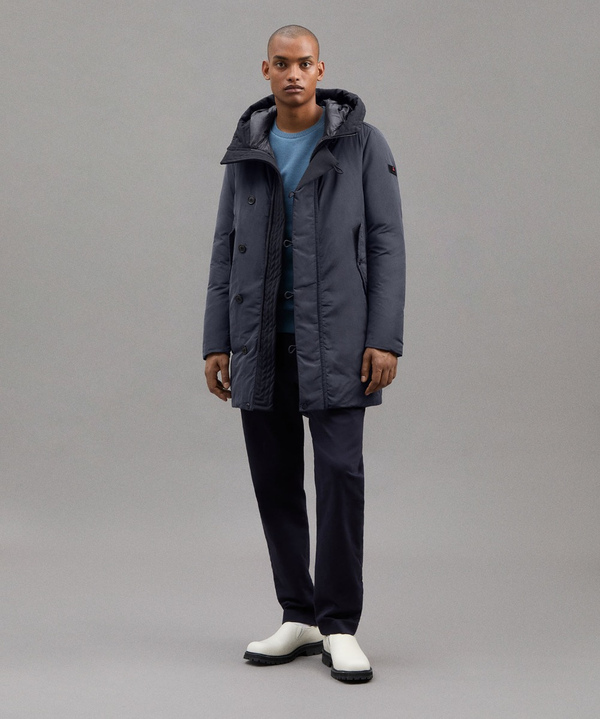 Parka In Microfibra Di Poliestere - Peuterey