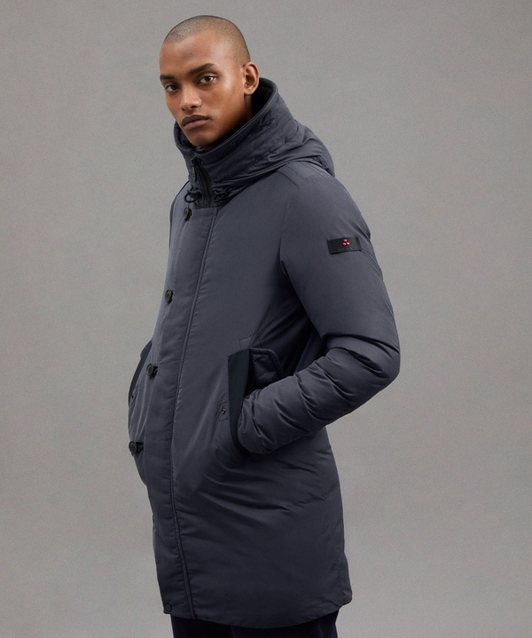 Parka In Microfibra Di Poliestere - Peuterey