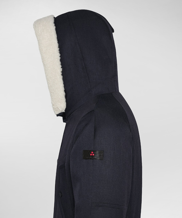 Double Material Jacket With Teddy-Bear Lining - Peuterey