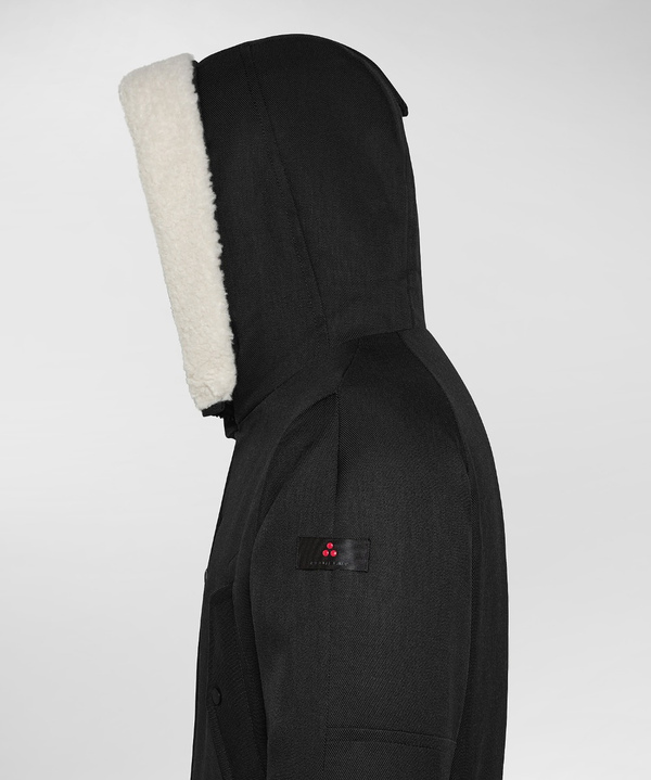 Double Material Jacket With Teddy-Bear Lining - Peuterey