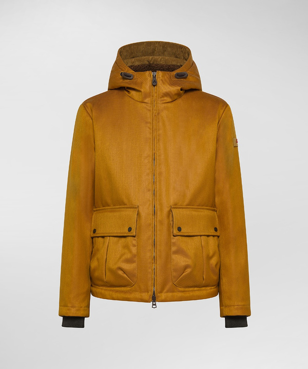 Giacca in cordura con cappuccio ecofur - Peuterey