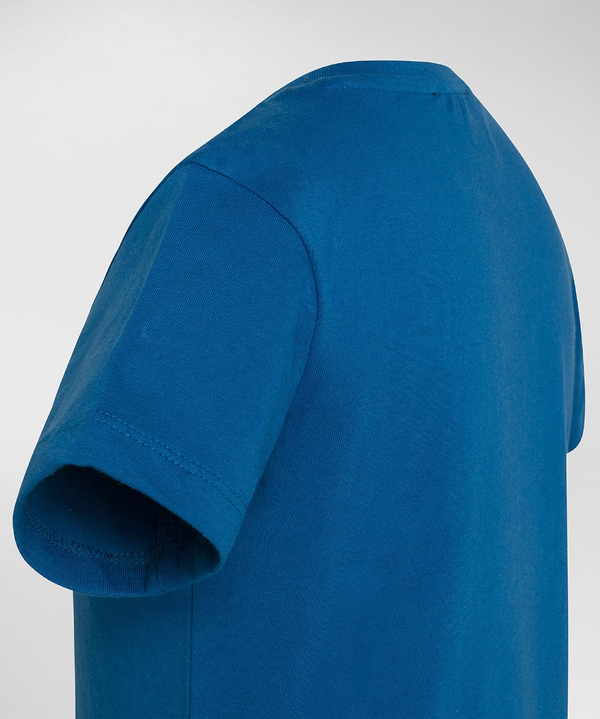 T-shirt with small multicolour logo - Peuterey