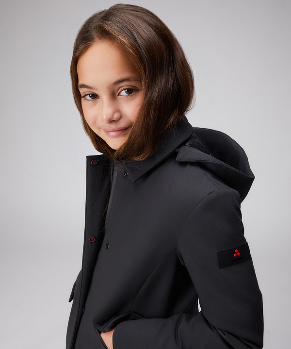 Smooth bi-stretch down jacket with collar - Peuterey