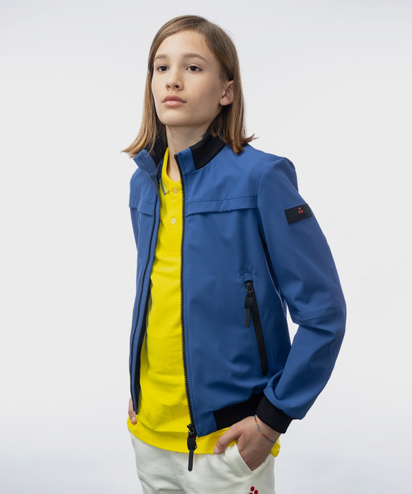 Smooth bomber jacket in stretch fabric - Peuterey