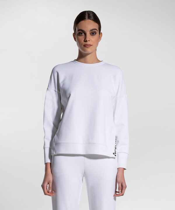 white lightweight sweater