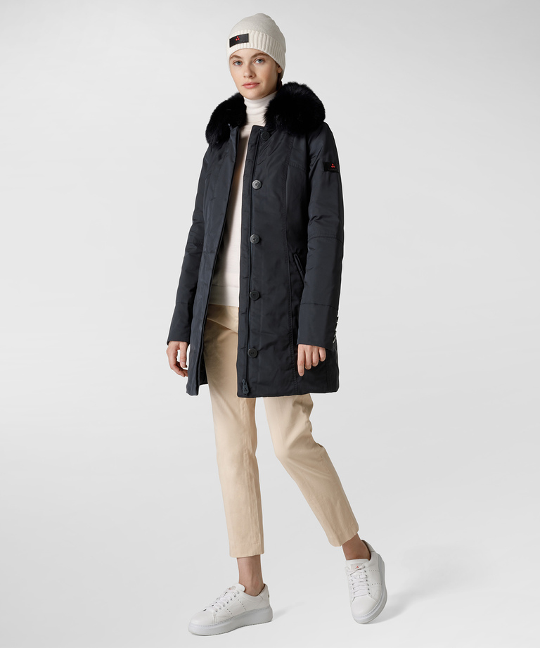 Slim fit jacket with fur | Peuterey