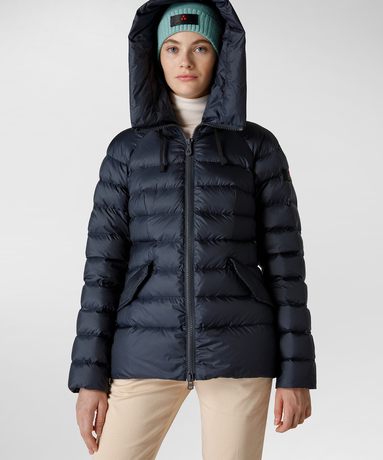 grey down jacket womens