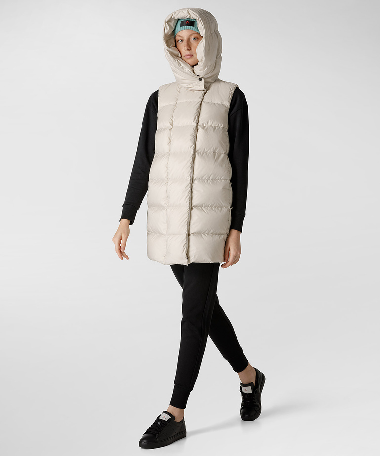 Down gilet in GRS-certified fabric - Preview Women  Autumn-Winter 2022 | Peuterey