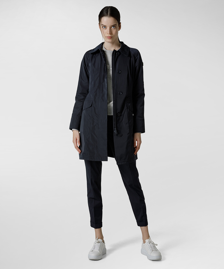 Glatter und taillierter Trenchcoat - Öko Kleidung Für | Peuterey