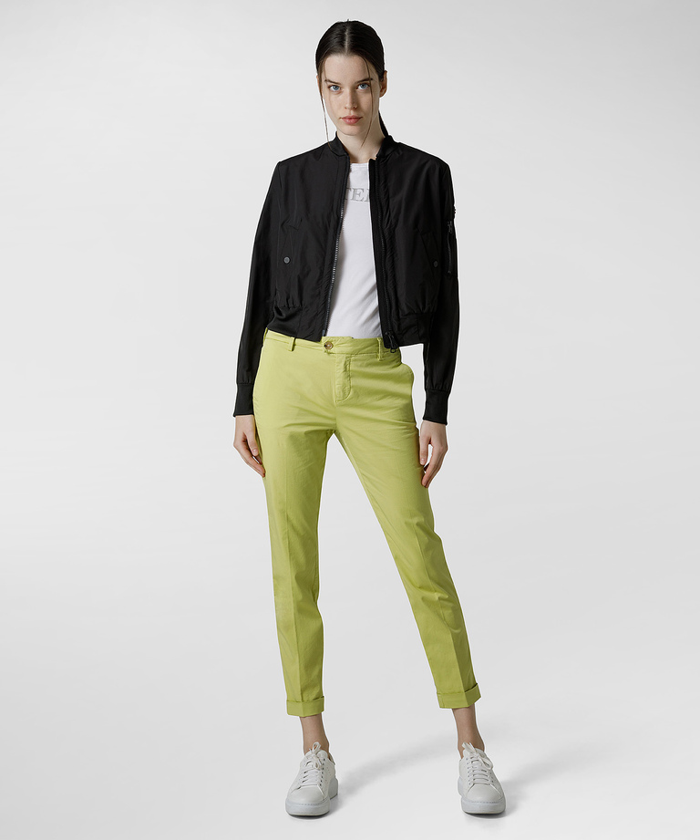 Smooth stretch, warm bomber jacket - sale woman | Peuterey