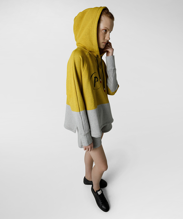 Colour block sweatshirt made with GOTS certified yarn | Peuterey
