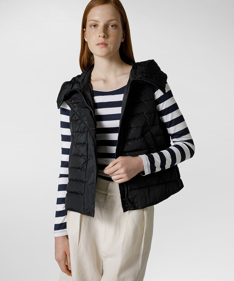 Shimmering taffeta vest - Jacket With Recycled Down Padding | Peuterey