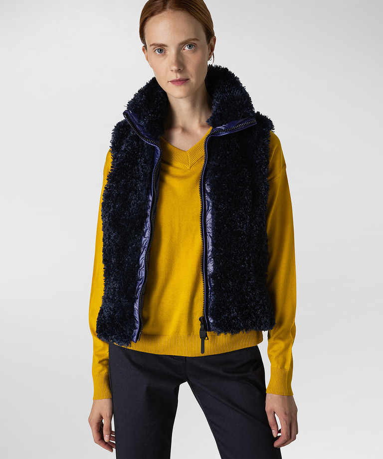 Soft gilet in faux fur - Down Jackets | Peuterey