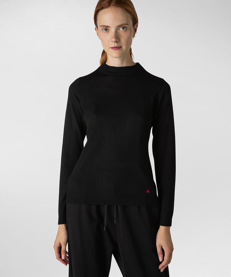Fine knitted woollen jumper - Lightweight clothing for women | Peuterey