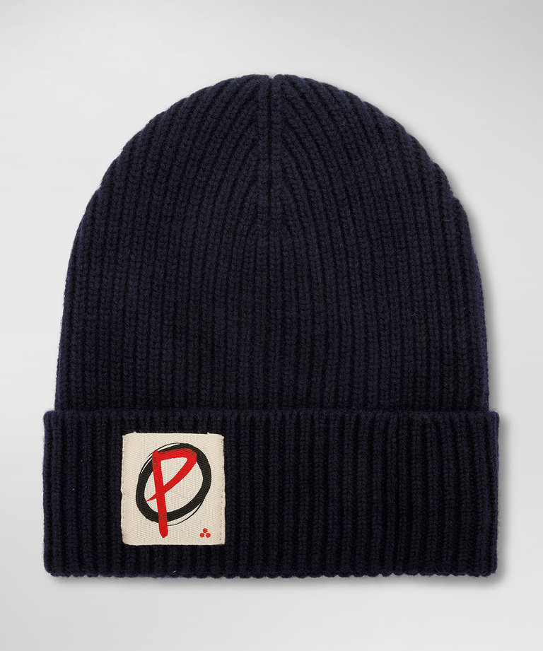 Cappello in tricot misto cachemire con logo Peuterey.Plurals - PLURALS COLLECTION  | Peuterey